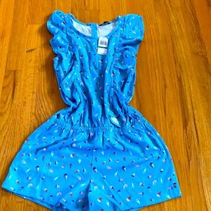 Nautica girls sailboat ruffle romper L NWT 🛥️